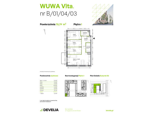 Mieszkanie w inwestycji WUWA Vita, symbol B.01.04.03 » nportal.pl