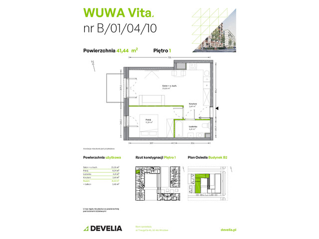 Mieszkanie w inwestycji WUWA Vita, symbol B.01.04.10 » nportal.pl
