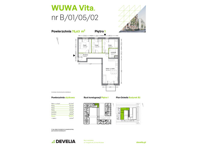 Mieszkanie w inwestycji WUWA Vita, symbol B.01.05.02 » nportal.pl