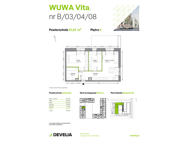 Mieszkanie w inwestycji WUWA Vita, symbol B.03.04.08 » nportal.pl