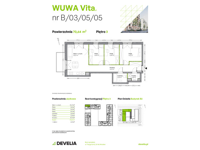 Mieszkanie w inwestycji WUWA Vita, symbol B.03.05.05 » nportal.pl