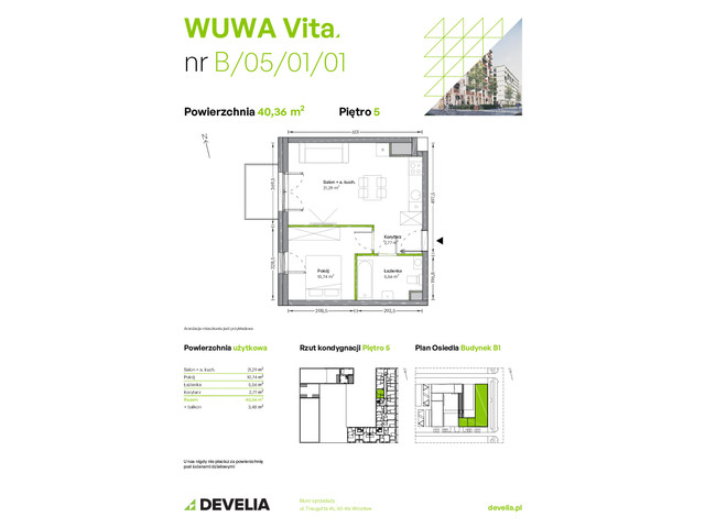 Mieszkanie w inwestycji WUWA Vita, symbol B.05.01.01 » nportal.pl