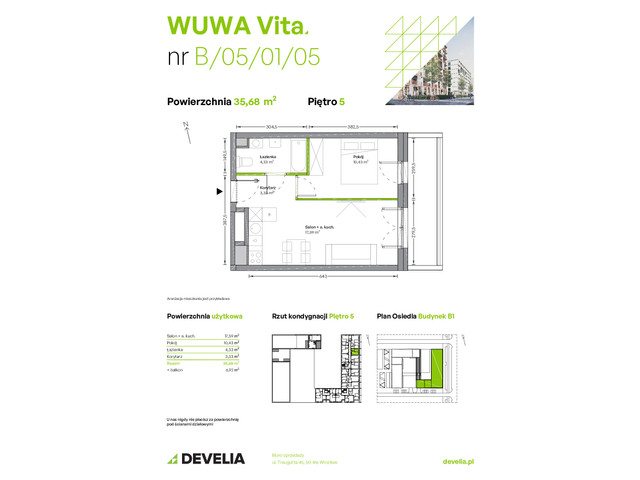 Mieszkanie w inwestycji WUWA Vita, symbol B.05.01.05 » nportal.pl
