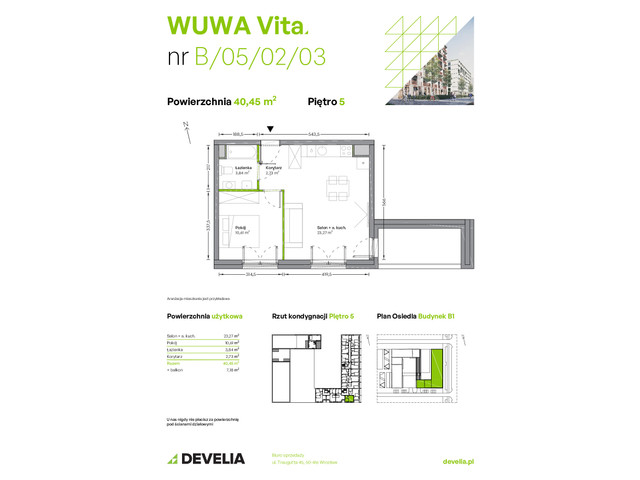 Mieszkanie w inwestycji WUWA Vita, symbol B.05.02.03 » nportal.pl