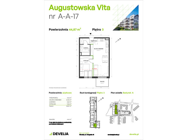 Mieszkanie w inwestycji Augustowska Vita, symbol A/A/17 » nportal.pl
