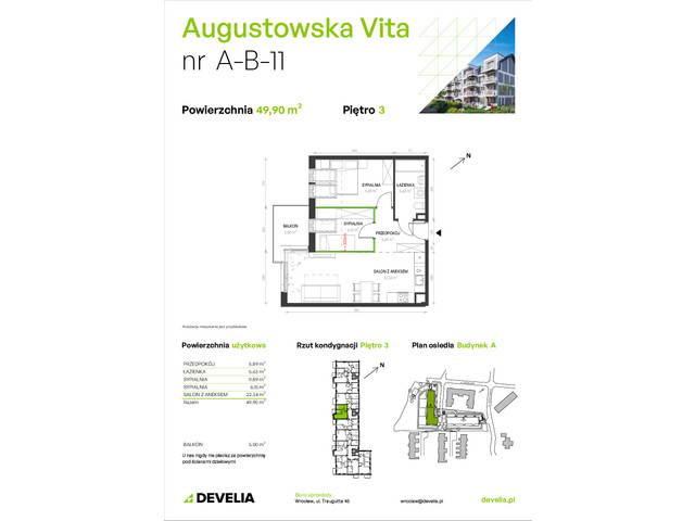 Mieszkanie w inwestycji Augustowska Vita, symbol A/B/11 » nportal.pl