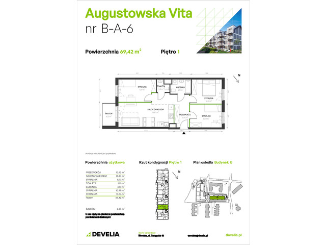 Mieszkanie w inwestycji Augustowska Vita, symbol B/A/6 » nportal.pl