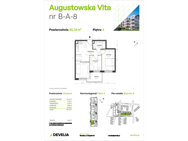 Mieszkanie w inwestycji Augustowska Vita, symbol B/A/8 » nportal.pl