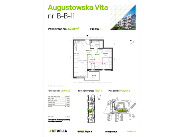 Mieszkanie w inwestycji Augustowska Vita, symbol B/B/11 » nportal.pl