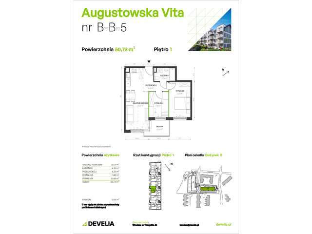 Mieszkanie w inwestycji Augustowska Vita, symbol B/B/5 » nportal.pl