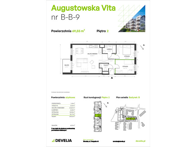 Mieszkanie w inwestycji Augustowska Vita, symbol B/B/9 » nportal.pl