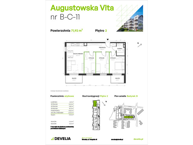 Mieszkanie w inwestycji Augustowska Vita, symbol B/C/11 » nportal.pl