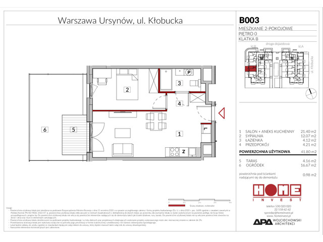 Mieszkanie w inwestycji Enklawa Ursynów, symbol B003 » nportal.pl