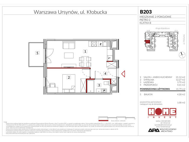 Mieszkanie w inwestycji Enklawa Ursynów, symbol B203 » nportal.pl