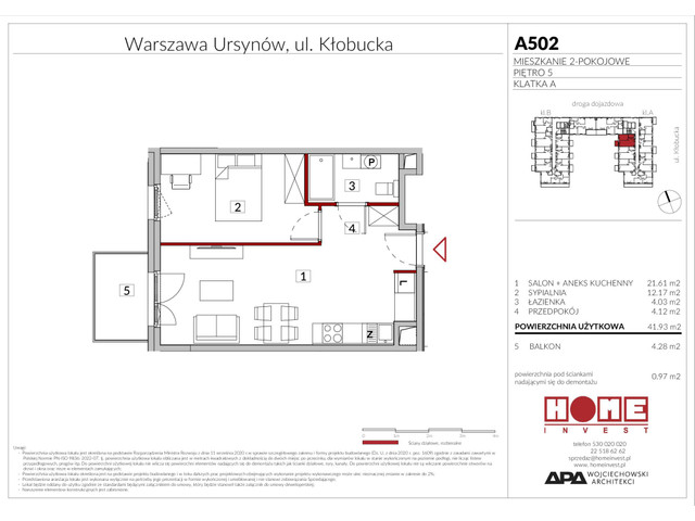 Mieszkanie w inwestycji Enklawa Ursynów, symbol A502 » nportal.pl