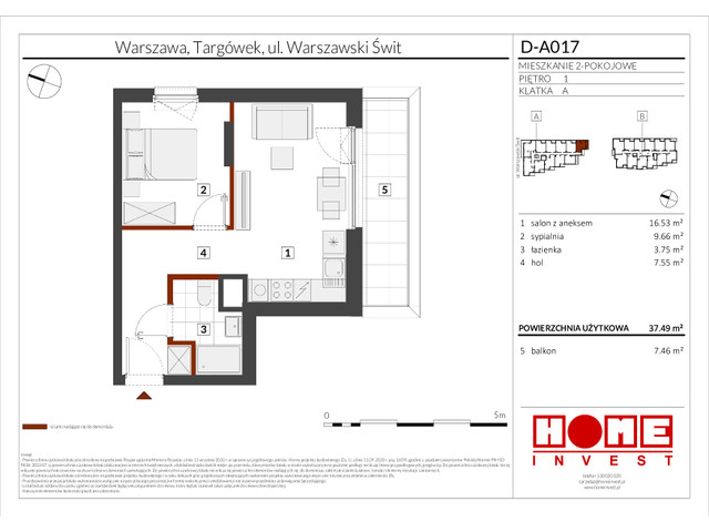 Mieszkanie w inwestycji Warszawski Świt VI, symbol D-A017 » nportal.pl