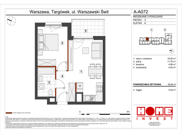 Mieszkanie w inwestycji Warszawski Świt VII, symbol A-A072 » nportal.pl