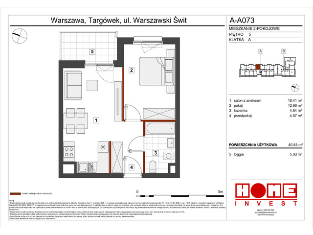 Mieszkanie w inwestycji Warszawski Świt VII, symbol A-A073 » nportal.pl