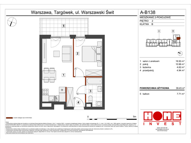 Mieszkanie w inwestycji Warszawski Świt VII, symbol A-B138 » nportal.pl