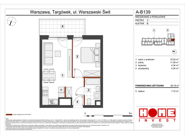 Mieszkanie w inwestycji Warszawski Świt VII, symbol A-B139 » nportal.pl