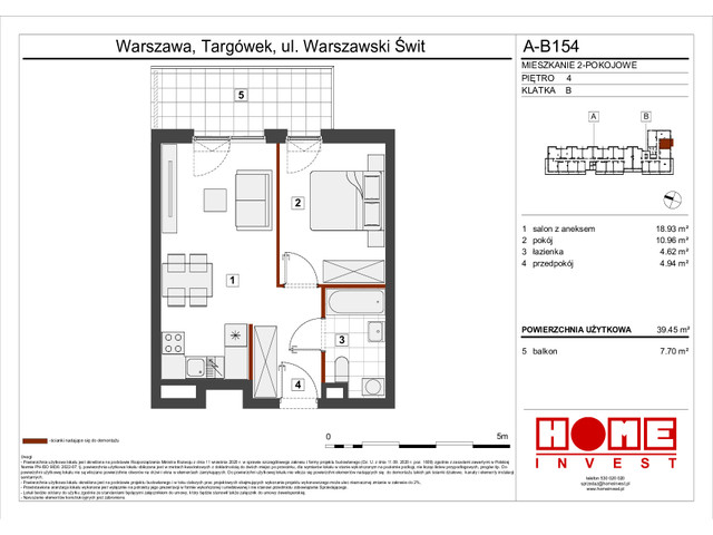 Mieszkanie w inwestycji Warszawski Świt VII, symbol A-B154 » nportal.pl