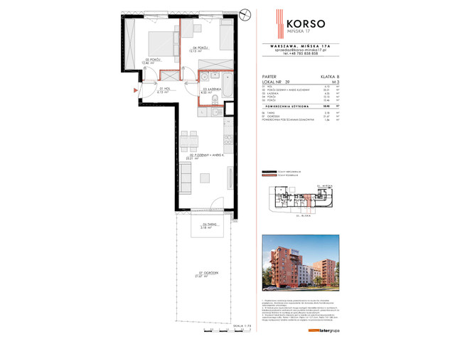 Mieszkanie w inwestycji Korso Mińska 17, symbol 39 » nportal.pl