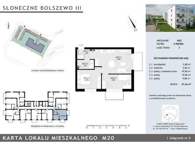 Mieszkanie w inwestycji Słoneczna Bolszewo III, symbol III.M20 » nportal.pl