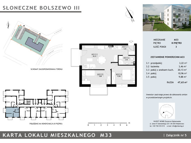 Mieszkanie w inwestycji Słoneczna Bolszewo III, symbol III.M33 » nportal.pl