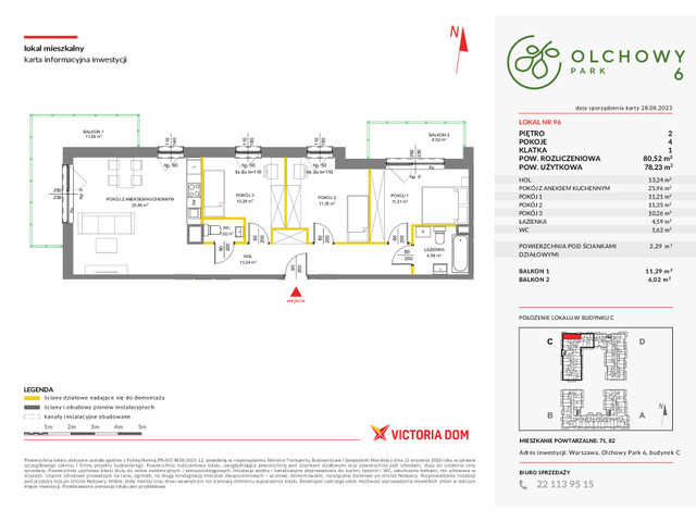 Mieszkanie w inwestycji OLCHOWY PARK, symbol 6_96 » nportal.pl