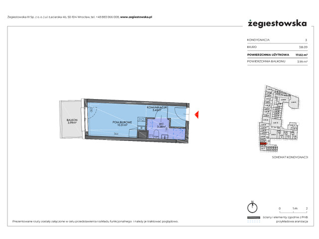 Mieszkanie w inwestycji Żegiestowska III, symbol 3.B.09 » nportal.pl