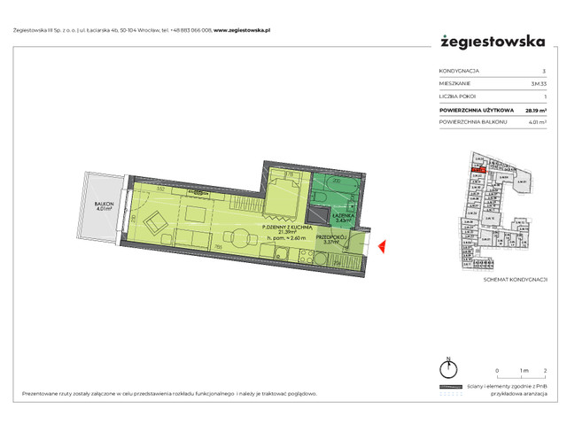 Mieszkanie w inwestycji Żegiestowska III, symbol 3.M.33 » nportal.pl