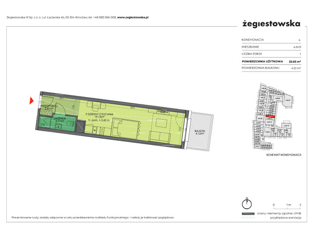 Mieszkanie w inwestycji Żegiestowska III, symbol 4.M.11 » nportal.pl