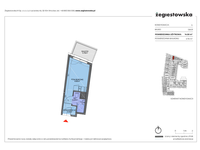 Mieszkanie w inwestycji Żegiestowska III, symbol 5.B.01 » nportal.pl