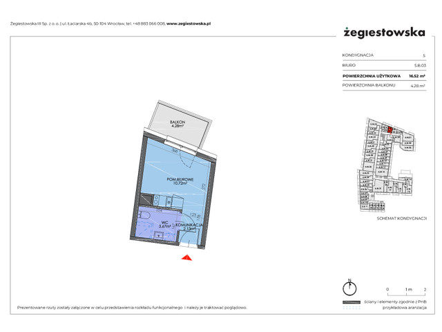 Mieszkanie w inwestycji Żegiestowska III, symbol 5.B.03 » nportal.pl