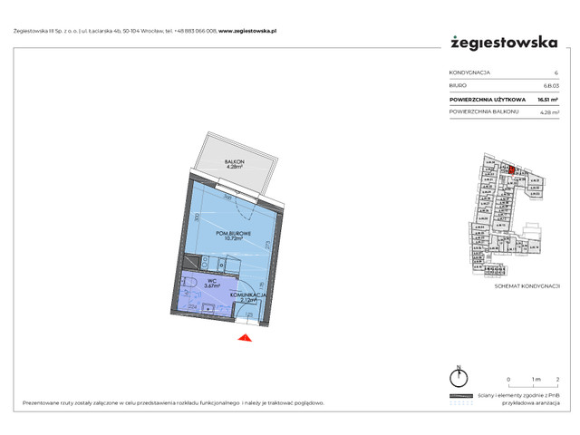 Mieszkanie w inwestycji Żegiestowska III, symbol 6.B.03 » nportal.pl