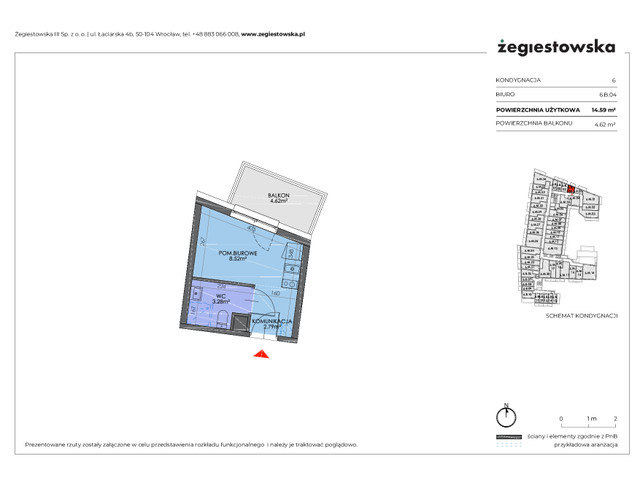 Mieszkanie w inwestycji Żegiestowska III, symbol 6.B.04 » nportal.pl