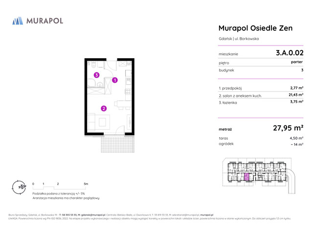 Mieszkanie w inwestycji Murapol Osiedle Zen, symbol 3.A.0.02 » nportal.pl