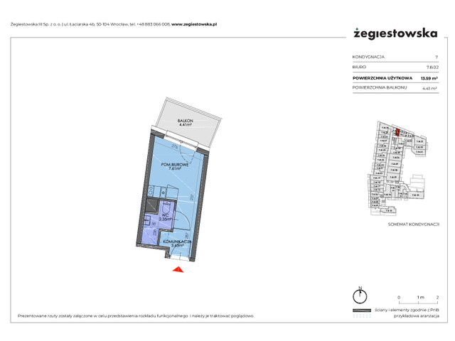 Mieszkanie w inwestycji Żegiestowska III, symbol 7.B.02 » nportal.pl