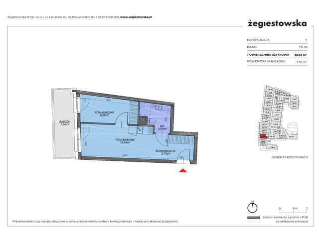 Mieszkanie w inwestycji Żegiestowska III, symbol 7.B.06 » nportal.pl