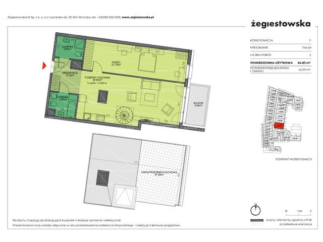 Mieszkanie w inwestycji Żegiestowska III, symbol 7.M.09 » nportal.pl