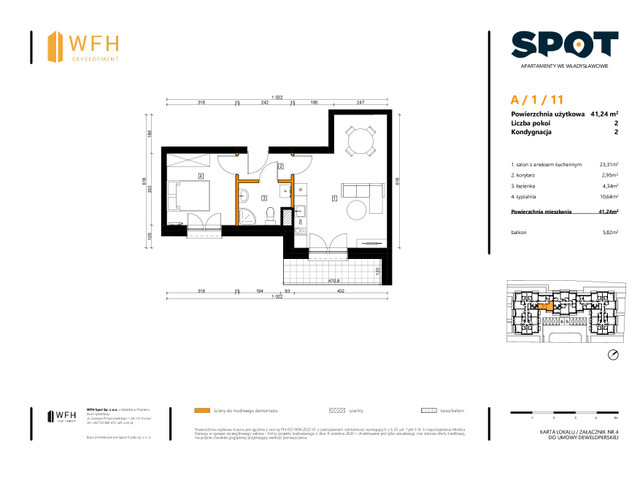 Mieszkanie w inwestycji SPOT, symbol A.1.11 » nportal.pl