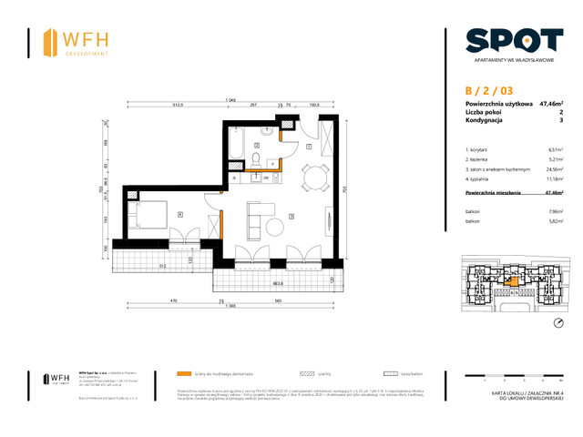 Mieszkanie w inwestycji SPOT, symbol B.2.03 » nportal.pl