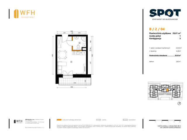 Mieszkanie w inwestycji SPOT, symbol B.2.04 » nportal.pl