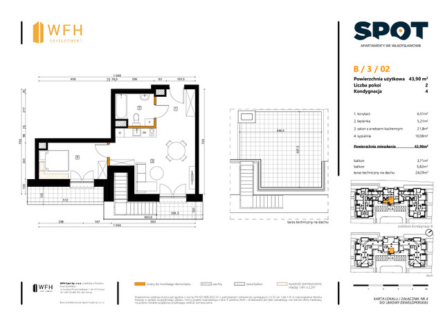 Mieszkanie w inwestycji SPOT, symbol B.3.02 » nportal.pl