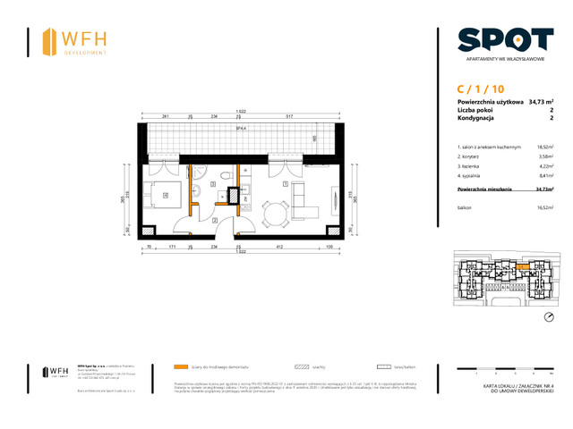 Mieszkanie w inwestycji SPOT, symbol C.1.10 » nportal.pl