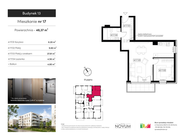 Mieszkanie w inwestycji Nova Rumia etap XIII, symbol M17 » nportal.pl