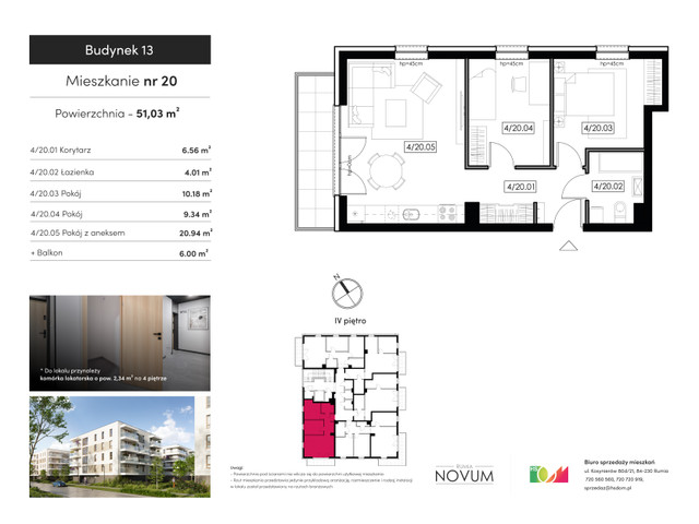 Mieszkanie w inwestycji Nova Rumia etap XIII, symbol M20 » nportal.pl