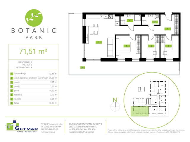 Mieszkanie w inwestycji Botanic Park, symbol 6 » nportal.pl