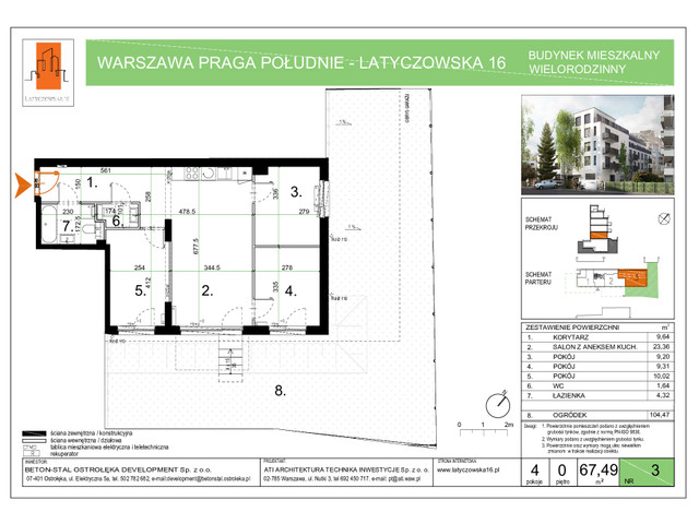 Mieszkanie w inwestycji Latyczowska 16, symbol 3 » nportal.pl