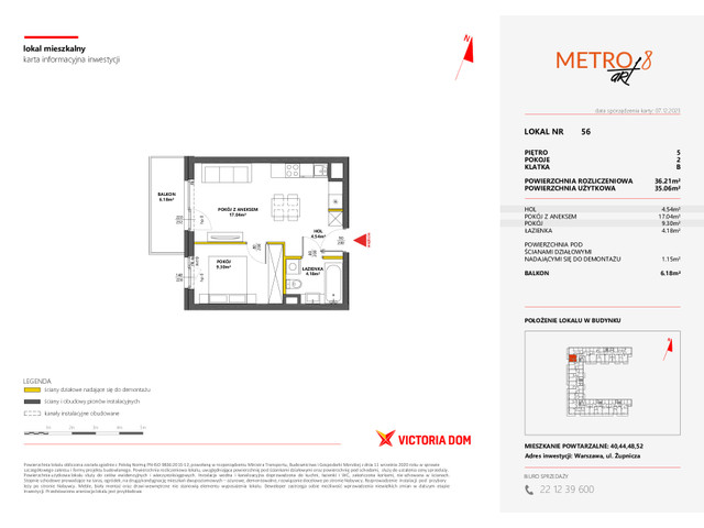 Mieszkanie w inwestycji METRO ART, symbol 8M.56 » nportal.pl